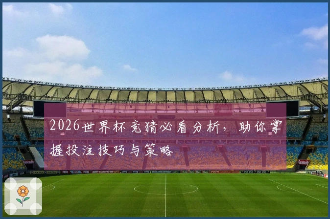 2026世界杯竞猜必看分析，助你掌握投注技巧与策略